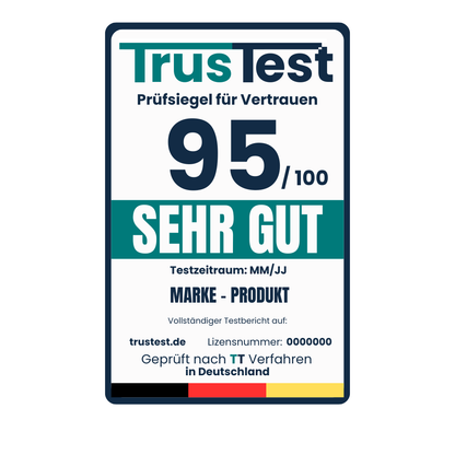 Produkt testen lassen & Prüfsiegel erhalten