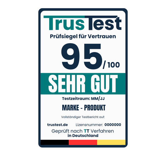 Produkt testen lassen & Prüfsiegel erhalten